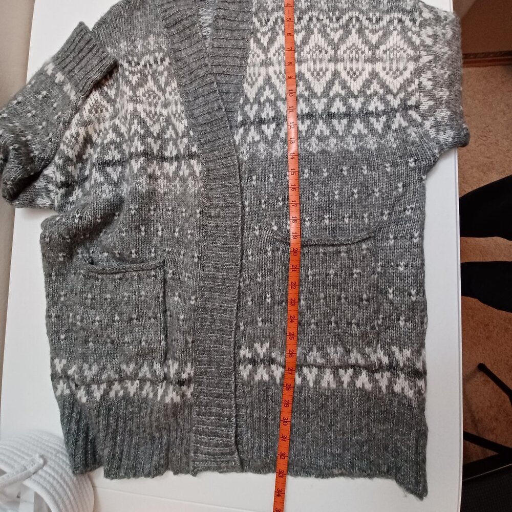 American Eagle Outfitters Wool Blend Women's Grey Sweater Size Large - Picture 7 of 7